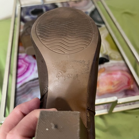 Qupid Taupe Ankle Booties with Strap Detail - Picture 4 of 6